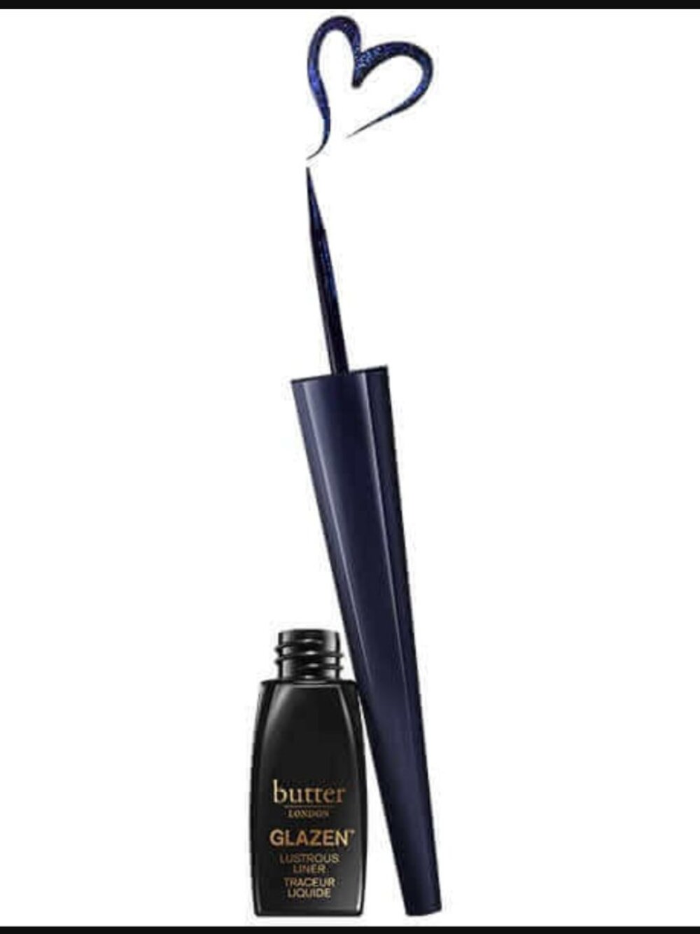 ❣️2/$36 NEW Butter London Glazen Lustrous Liner Eyeliner Magnetic Sparkling Navy